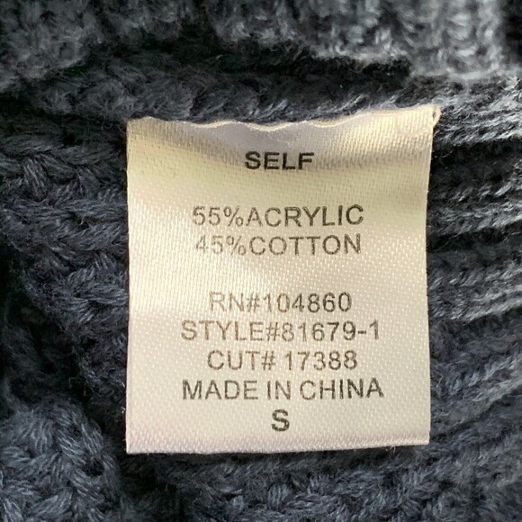 Chloe & Katie Tank Sweater Vest Teal Blue Size S - Picture 6 of 6